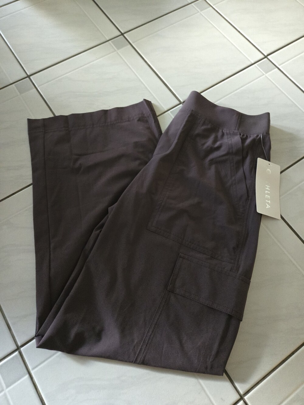 NWT Athleta Brooklyn Heights Cargo Pants Gray 6P